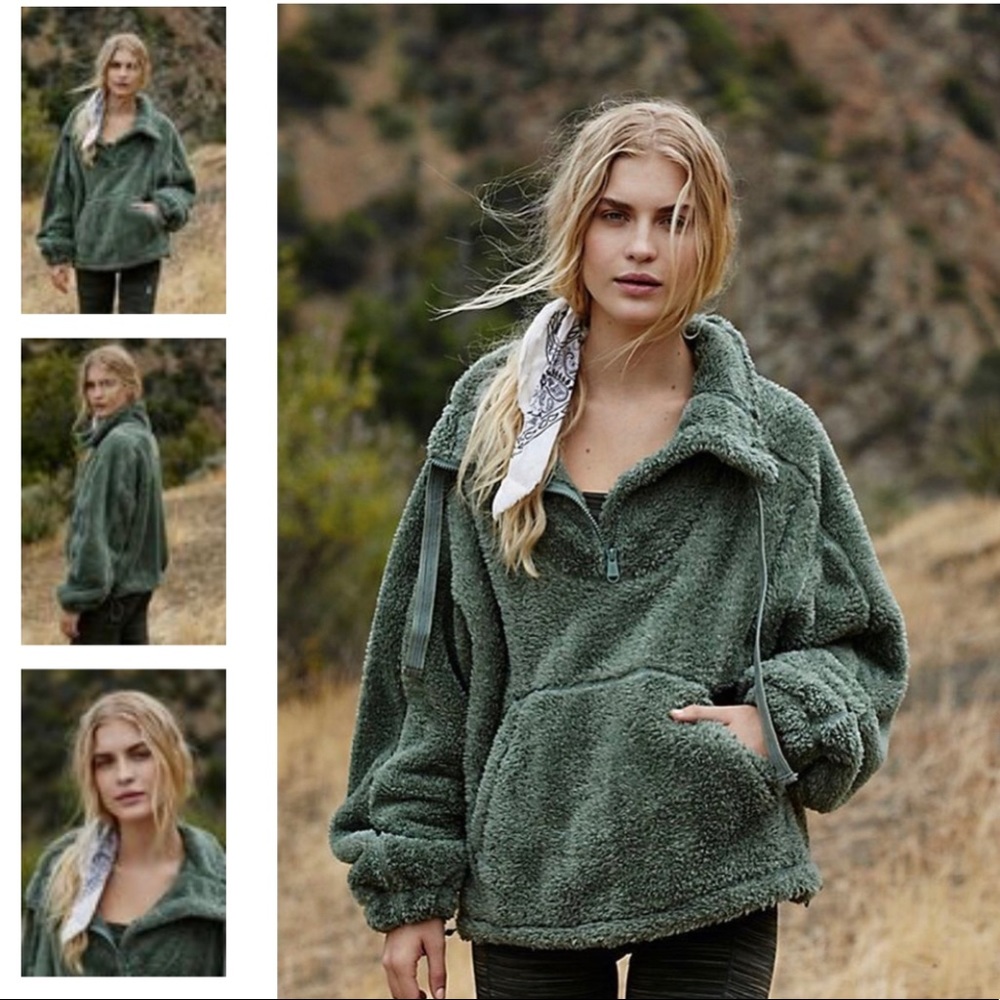 Free People Big high sky neck pullover